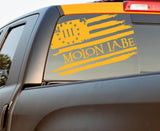 American Flag / Molon Labe / Vinyl Decal Sticker