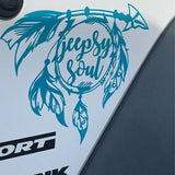 Jeepsy Soul, Vinyl Decal, Sticker, Dreamcatcher Decal Vehicle