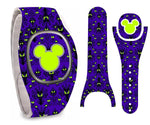 Haunted Ghost Wallpaper Vinyl Skin Decal Wrap for YOUR Magic Band (Purple, Orange, Teal or Dark Pink Options)