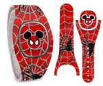 Spider Web Vinyl Skin Decal Wrap for YOUR Magic Band