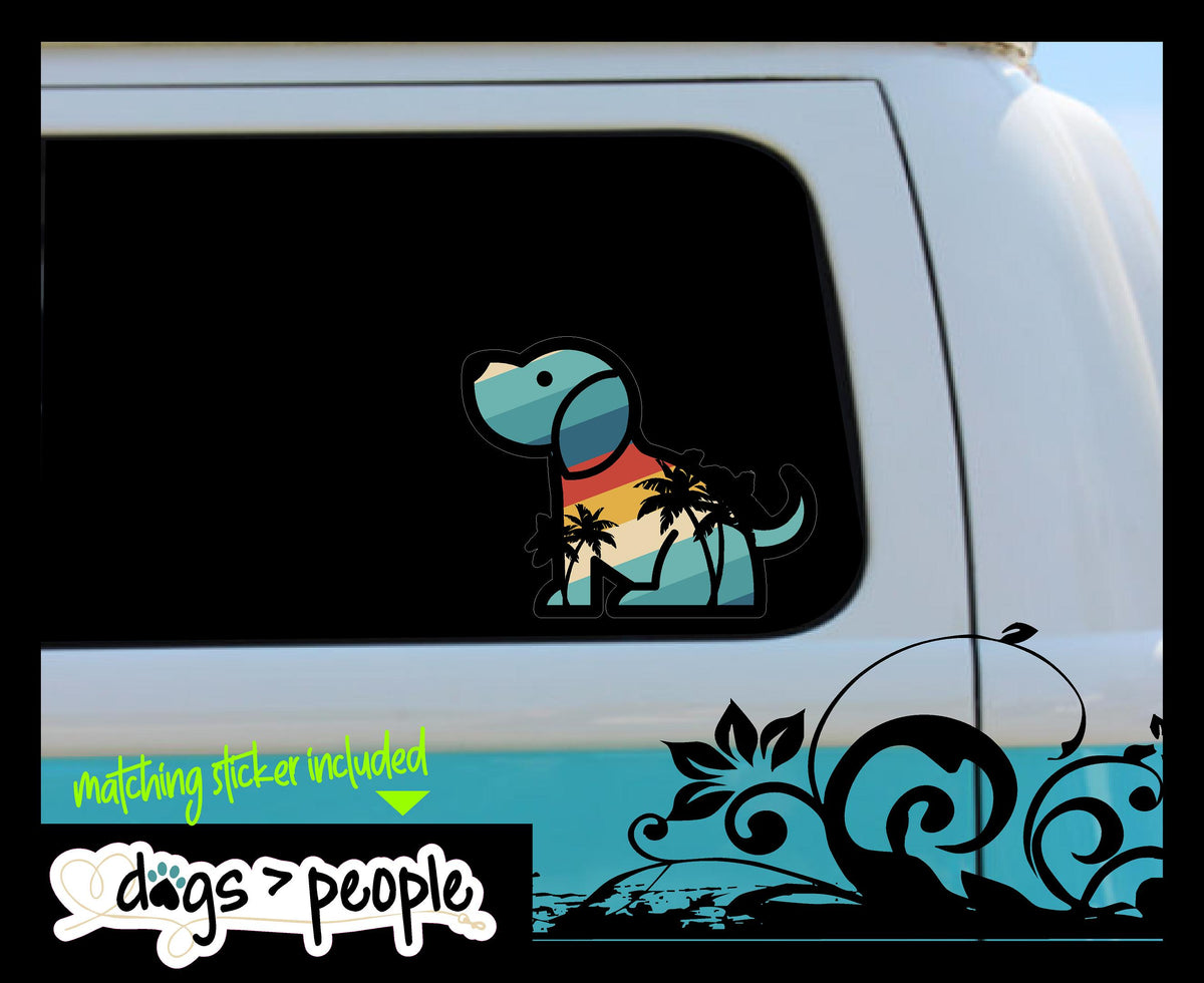 Dogs Over People Vinyl Sticker / Dogs + Coffee WaterProof Vinyl Sticke ...