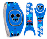 Blue Pet/Hawaiian Leaf 626 Magic Band + Skin Vinyl Decal Wrap Compatible with MagicBand+ (New 2022 Release) …