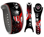 Star Shield Hero Wrap Magic Band Decal Skin Sticker Compatible with The Disney MagicBand 2