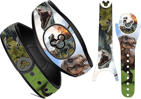 Dinosaurs Wrap Magic Band Skin Vinyl Decal Wrap Compatible with MagicBand 2