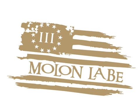 American Flag / Molon Labe / Vinyl Decal Sticker
