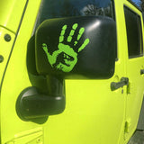 SUV Hand window sticker decal Paw Print Dog | T Rex | Dinosaur | Skull - 4 Designs to choose from