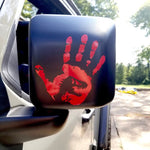 SUV Hand window sticker decal Paw Print Dog | T Rex | Dinosaur | Skull - 4 Designs to choose from