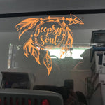 Jeepsy Soul, Vinyl Decal, Sticker, Dreamcatcher Decal Vehicle