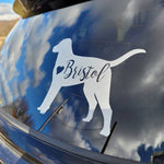 Labrador Retriever Pet Silhouette Vinyl Decal