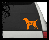 Labrador Retriever Pet Silhouette Vinyl Decal