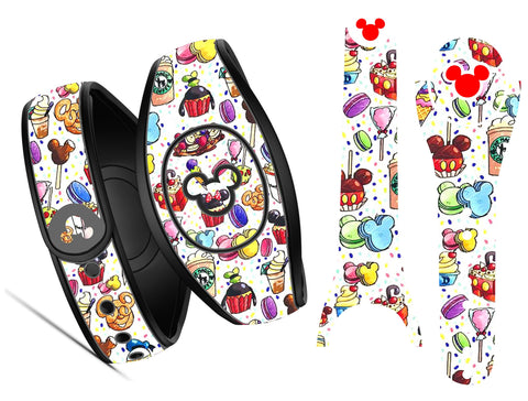 Yummy Snacks Magic Band 2 Skin Vinyl Decal Wraps Compatible with MagicBand 2